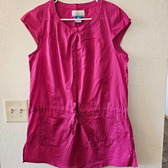 Columbia Sportswear Co Pink Dress - Women's Size L - Made in INDIA - NWOT - Picture 1 of 9